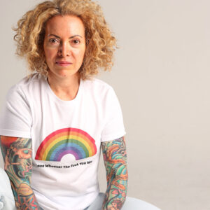 Sofia Wellman - Love Whoever The Fuck You Want Rainbow Shirt