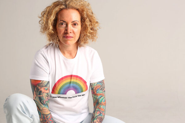 Sofia Wellman - Love Whoever The Fuck You Want Rainbow Shirt